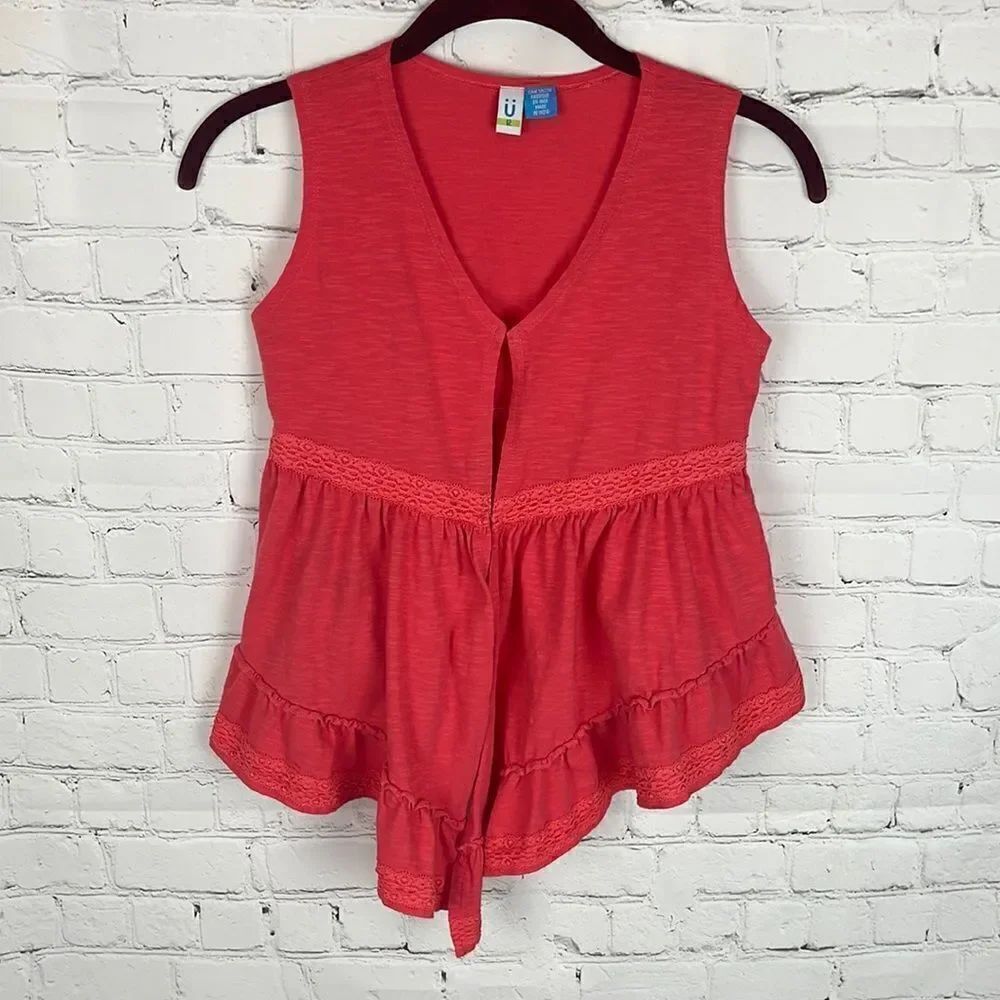 Girls Coral Vest Size 12
